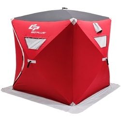 2-person Portable Pop-up Ice Shelter Fishing Tent with Bag